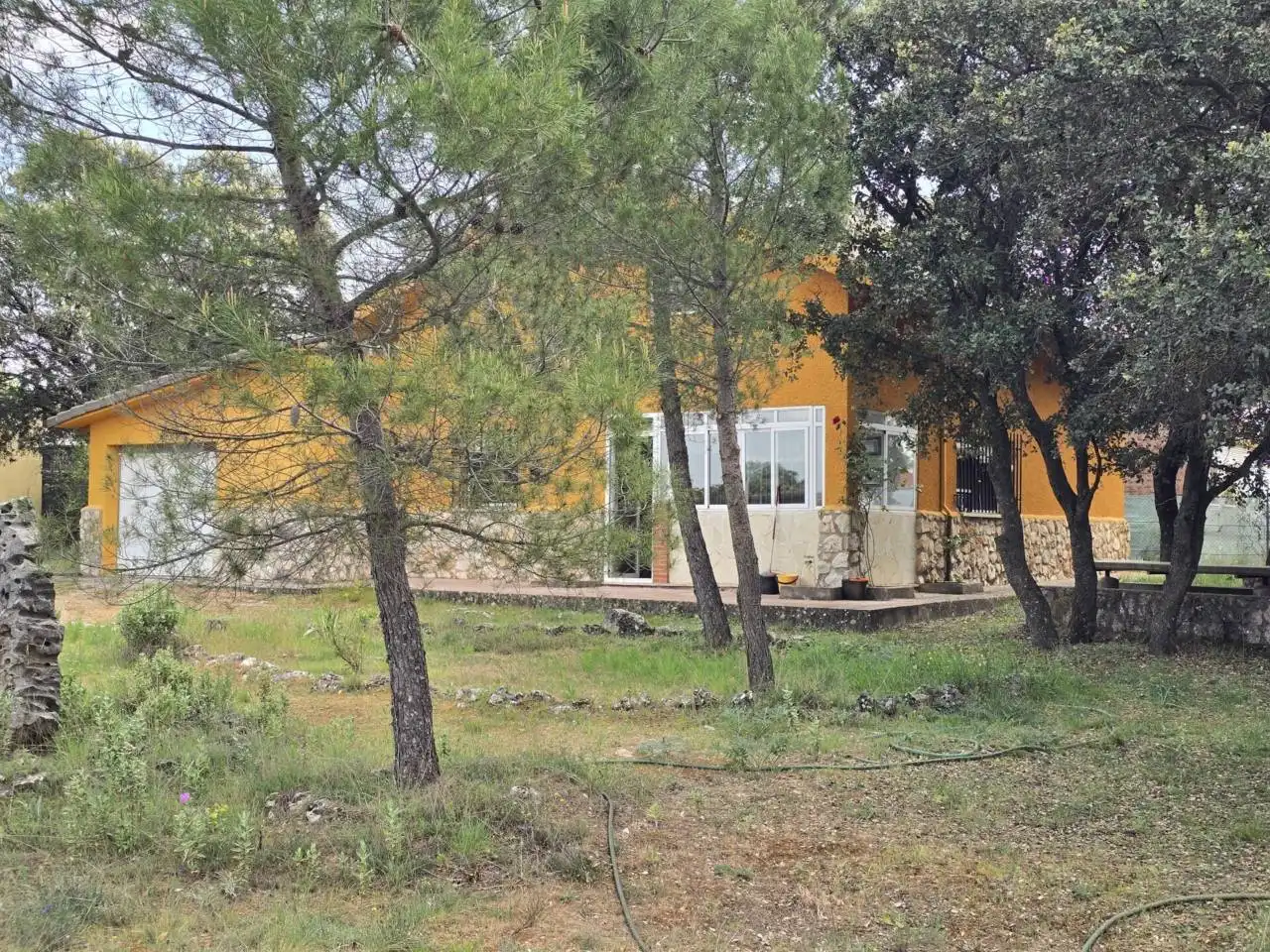 Vista exterior de Casa o chalet en venta en Pioz con Calefacción, Jardín privado y Terraza