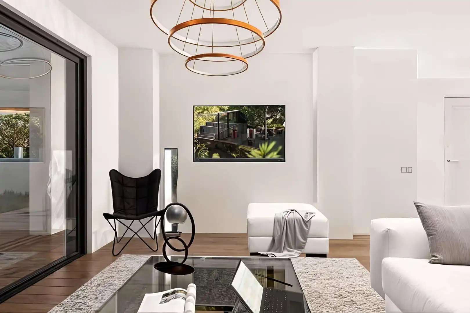 Living room of Flat for sale in Son Servera  with Heating, Furnished and Balcony
