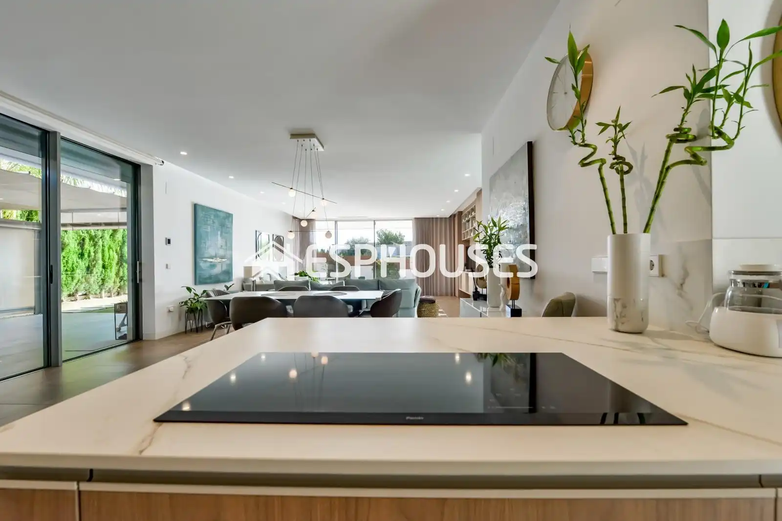 Vista exterior de Casa o chalet en venta en Finestrat con Aire acondicionado, Calefacción y Piscina