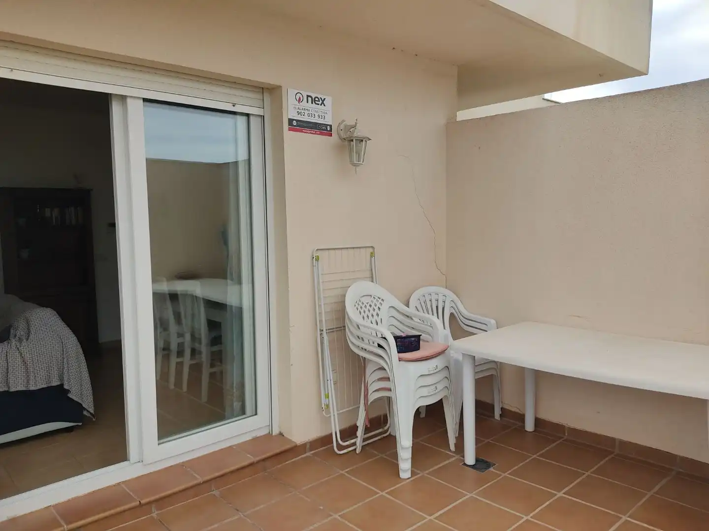 Terraza de Apartamento de alquiler en El Ejido con Aire acondicionado, Calefacción y Terraza