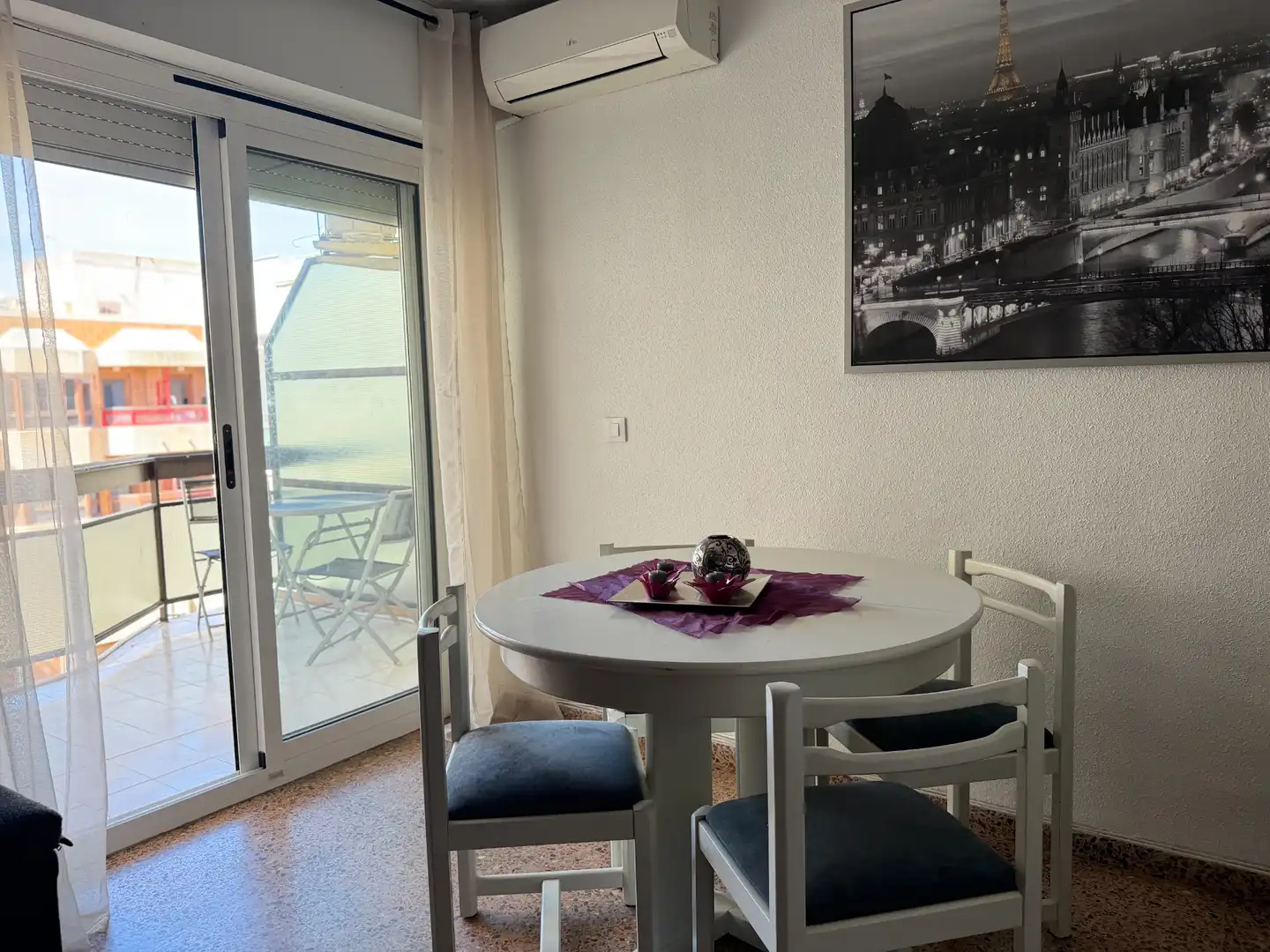 Esszimmer von Wohnung zur Miete in Águilas mit Terrasse, Möbliert und Ofen