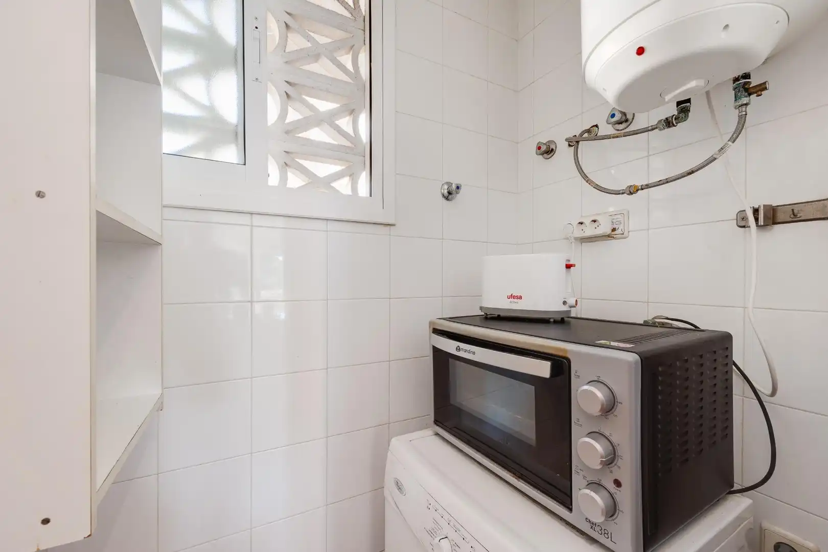 Cocina de Apartamento en venta en Torrevieja con Terraza, Amueblado y Piscina comunitaria