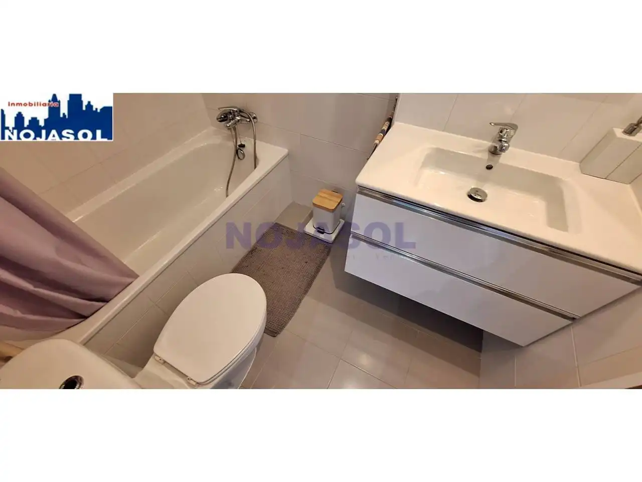 Baño de Piso de alquiler en Noja con Calefacción, Parquet y Amueblado