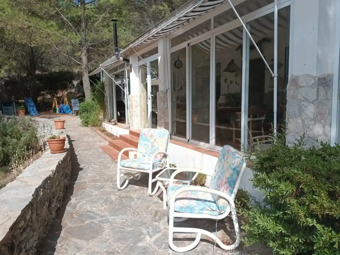 Terrassa de Finca rústica en venda en Yunquera amb Piscina