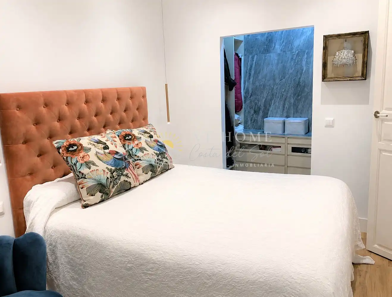 Schlafzimmer von Wohnungen zur Miete in Málaga mit Terrasse und Ofen