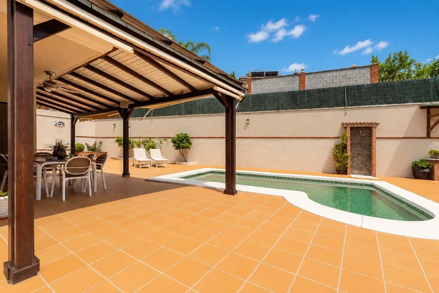 Terrace of Houses for sale in Alhaurín de la Torre  with Air Conditioner, Heating and Swimming Pool