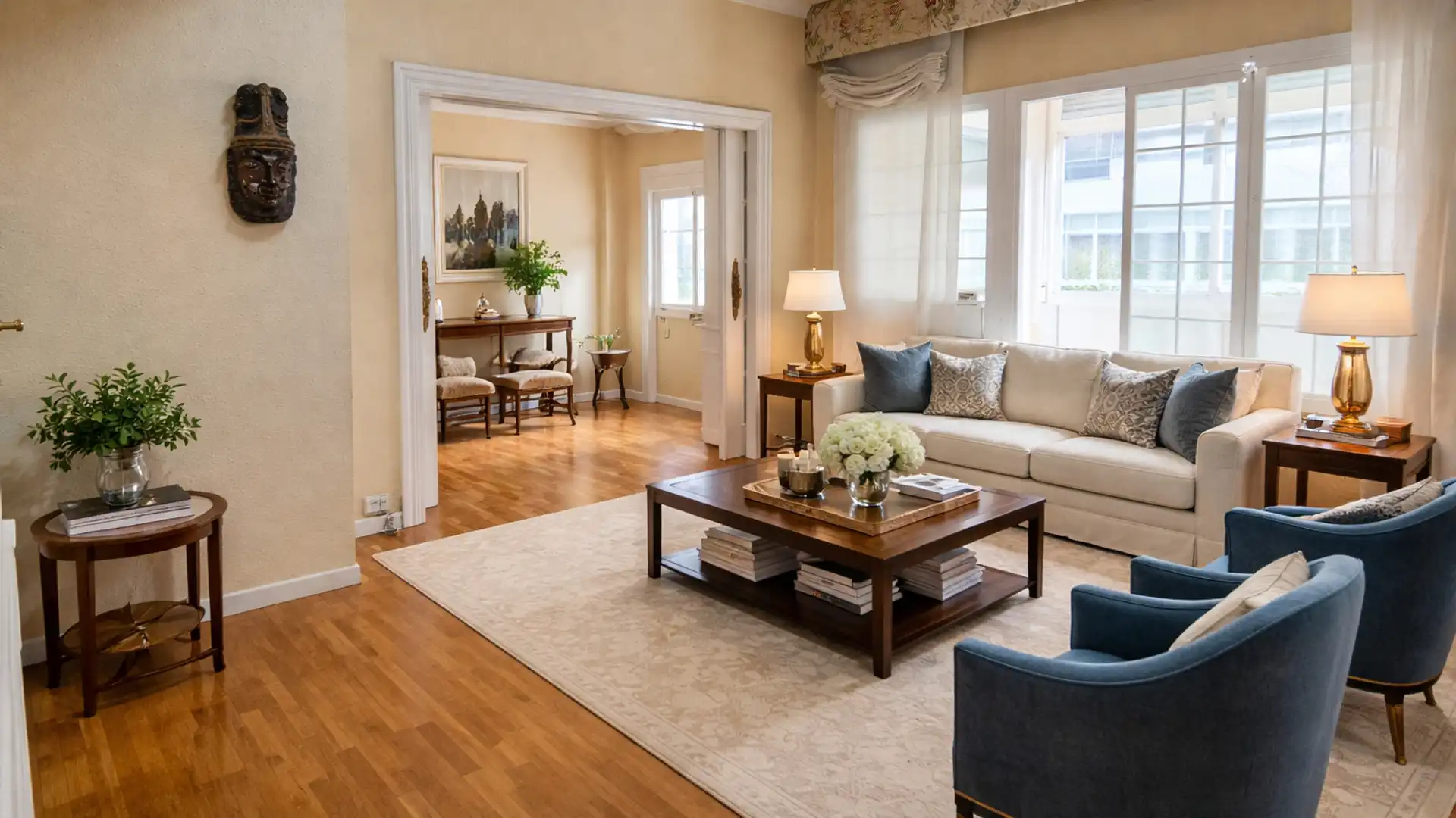 Living room of Flat for sale in Badajoz Capital  with Parquet flooring and Terrace