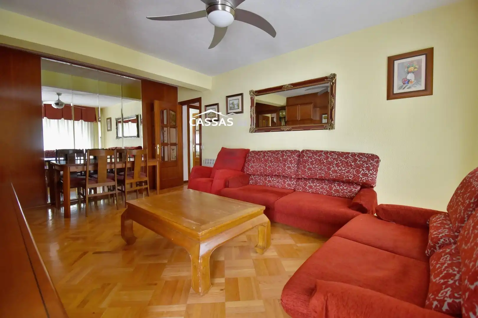 Wohnzimmer von Wohnung zum Verkauf in Torrejón de Ardoz mit Klimaanlage, Heizung und Parkett