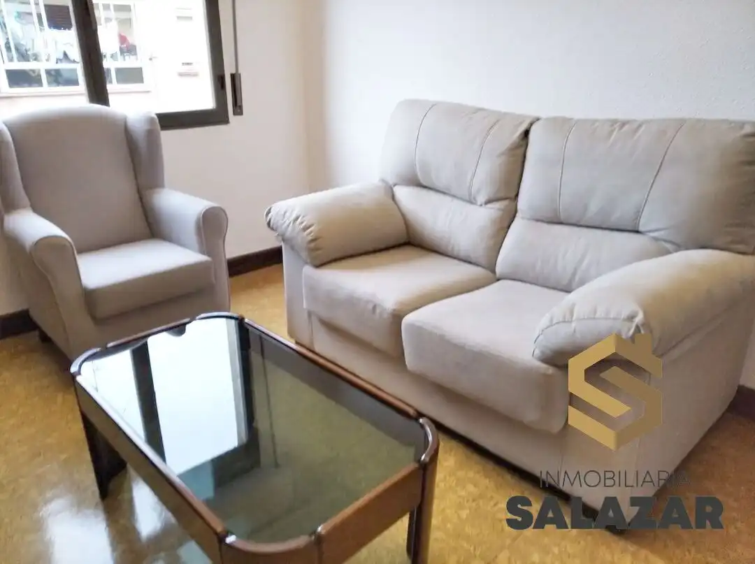 Sala de estar de Piso de alquiler en Bilbao  con Calefacción y Terraza