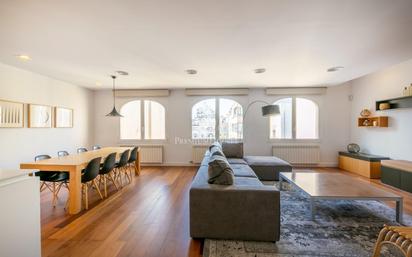 Living room of Attic for sale in  Barcelona Capital  with Air Conditioner, Heating and Terrace