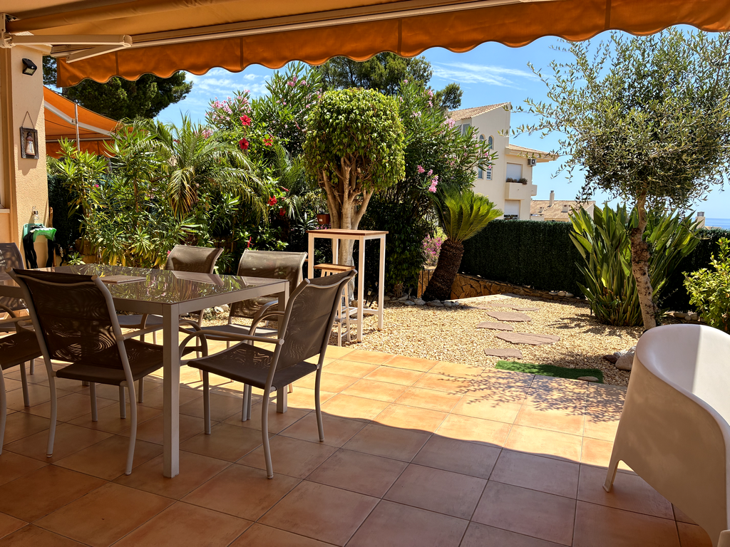 Terrassa de Apartament de lloguer en Altea amb Aire condicionat, Calefacció i Jardí privat