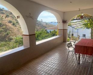 Terrace of House or chalet for sale in Canillas de Aceituno  with Private garden, Terrace and Balcony