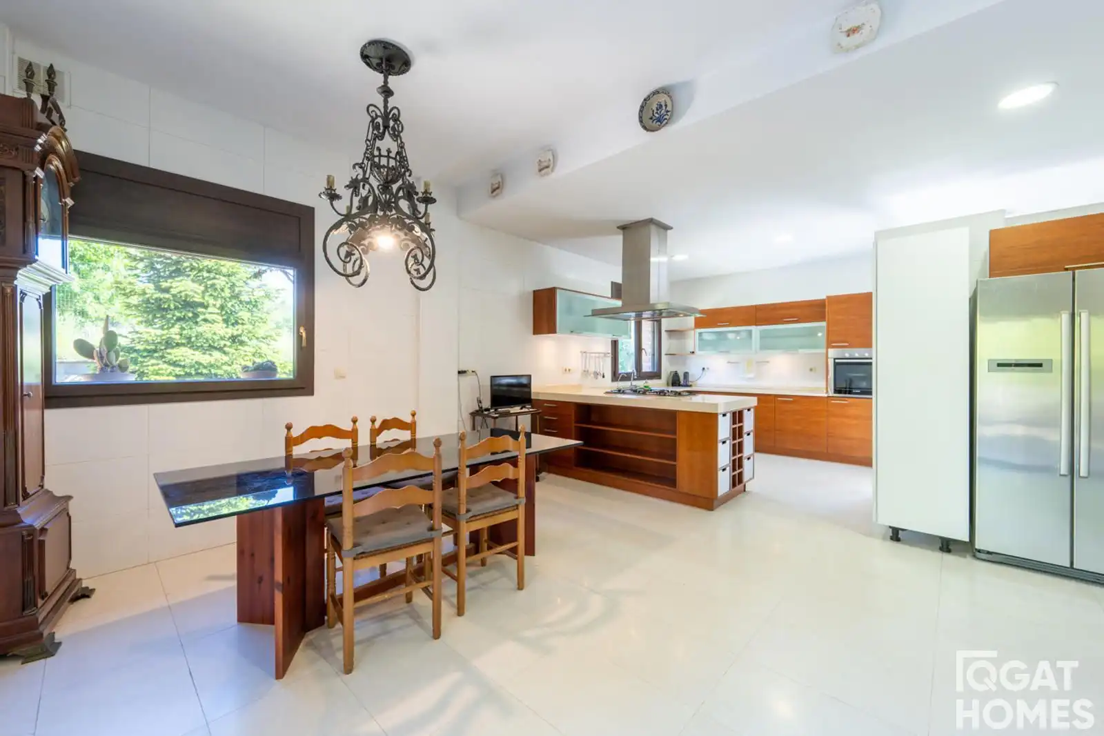 Cocina de Casa o chalet de alquiler en Sant Cugat del Vallès con Aire acondicionado, Calefacción y Jardín privado