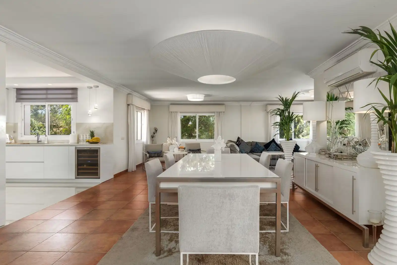 Esszimmer von Einfamilien-Reihenhaus zum Verkauf in Mijas mit Klimaanlage, Terrasse und Abstellraum