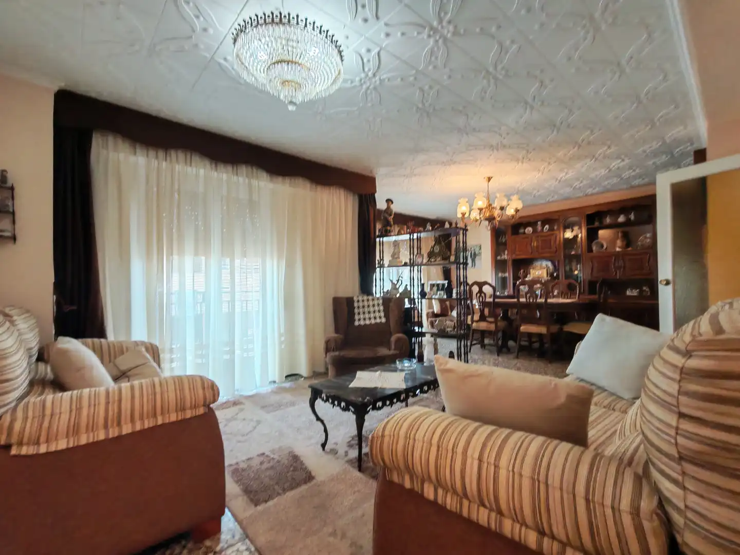Living room of Flat for sale in Elche / Elx  with Furnished, Oven and Washing machine