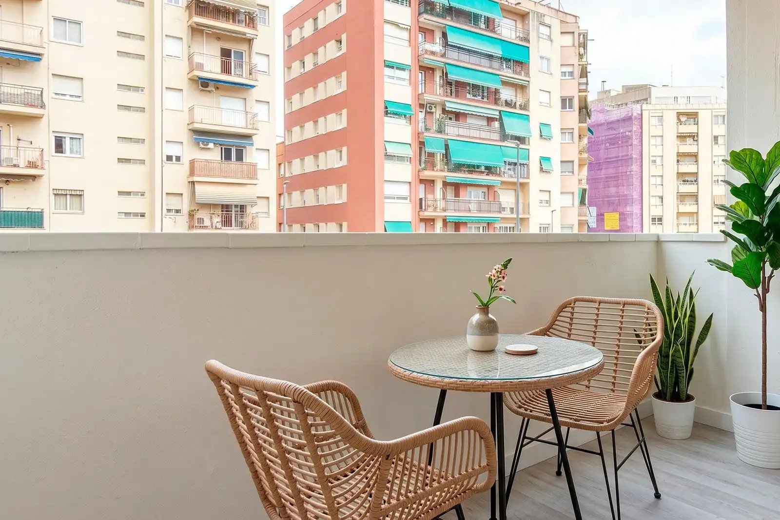 Balcony of Flat for sale in Sabadell