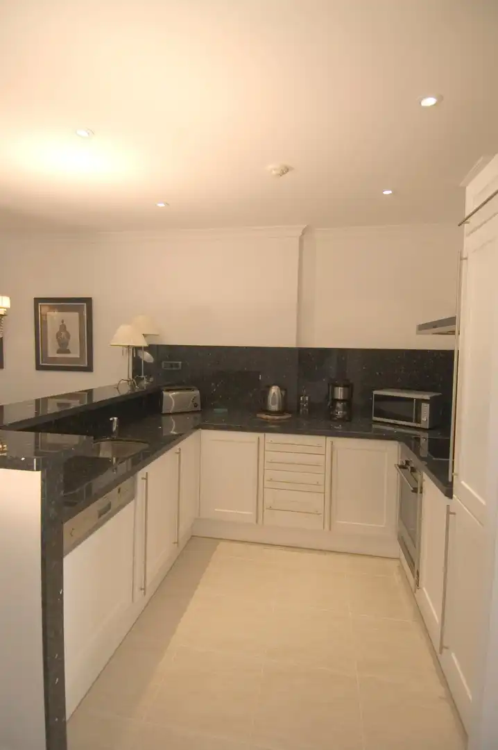 Cocina de Apartamento en venta en Benissa con Aire acondicionado, Calefacción y Jardín privado