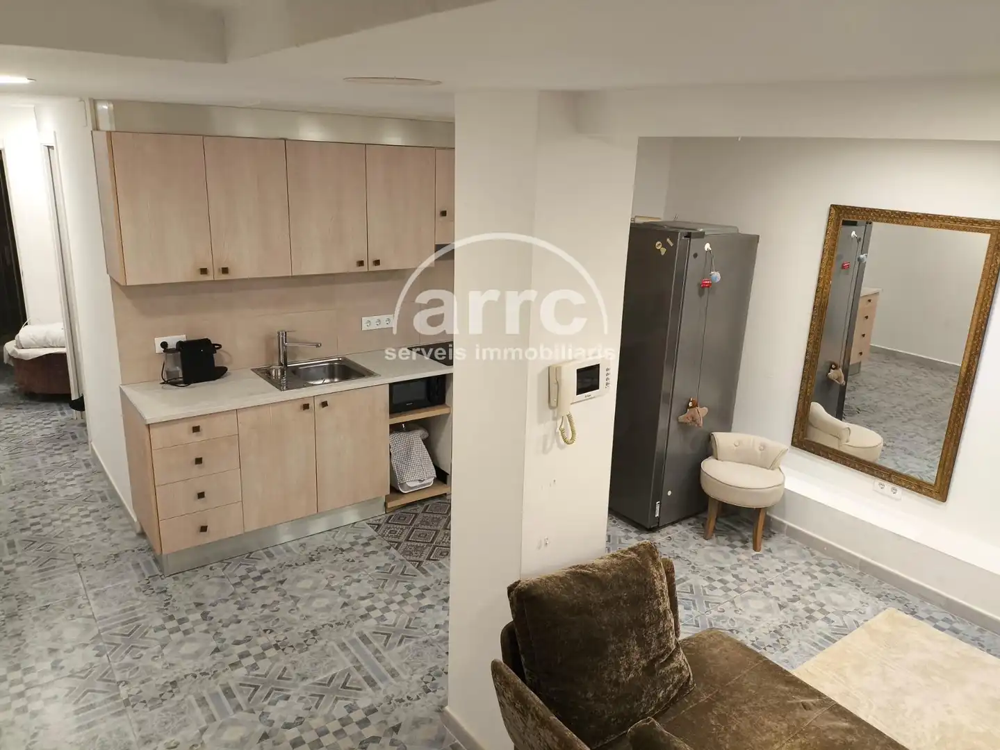 Cocina de Piso en venta en Premià de Dalt con Amueblado