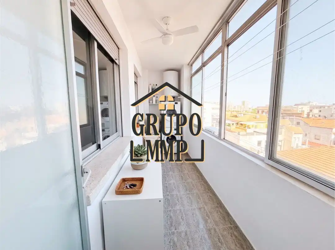 Terraza de Apartamento en venta en Benicasim / Benicàssim con Aire acondicionado, Calefacción y Amueblado