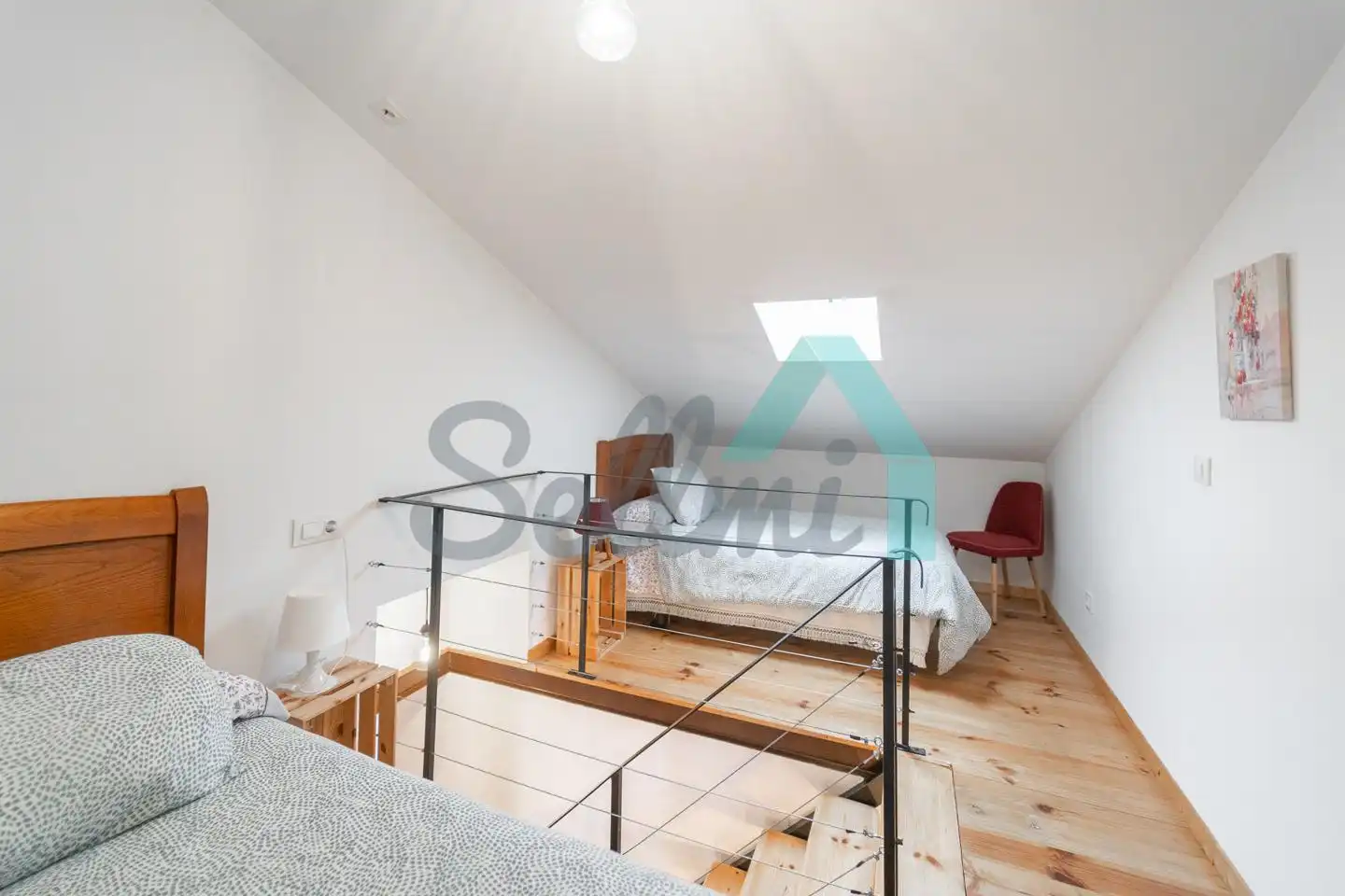 Habitación de Casa adosada de alquiler en Oviedo  con Jardín privado, Parquet y Terraza