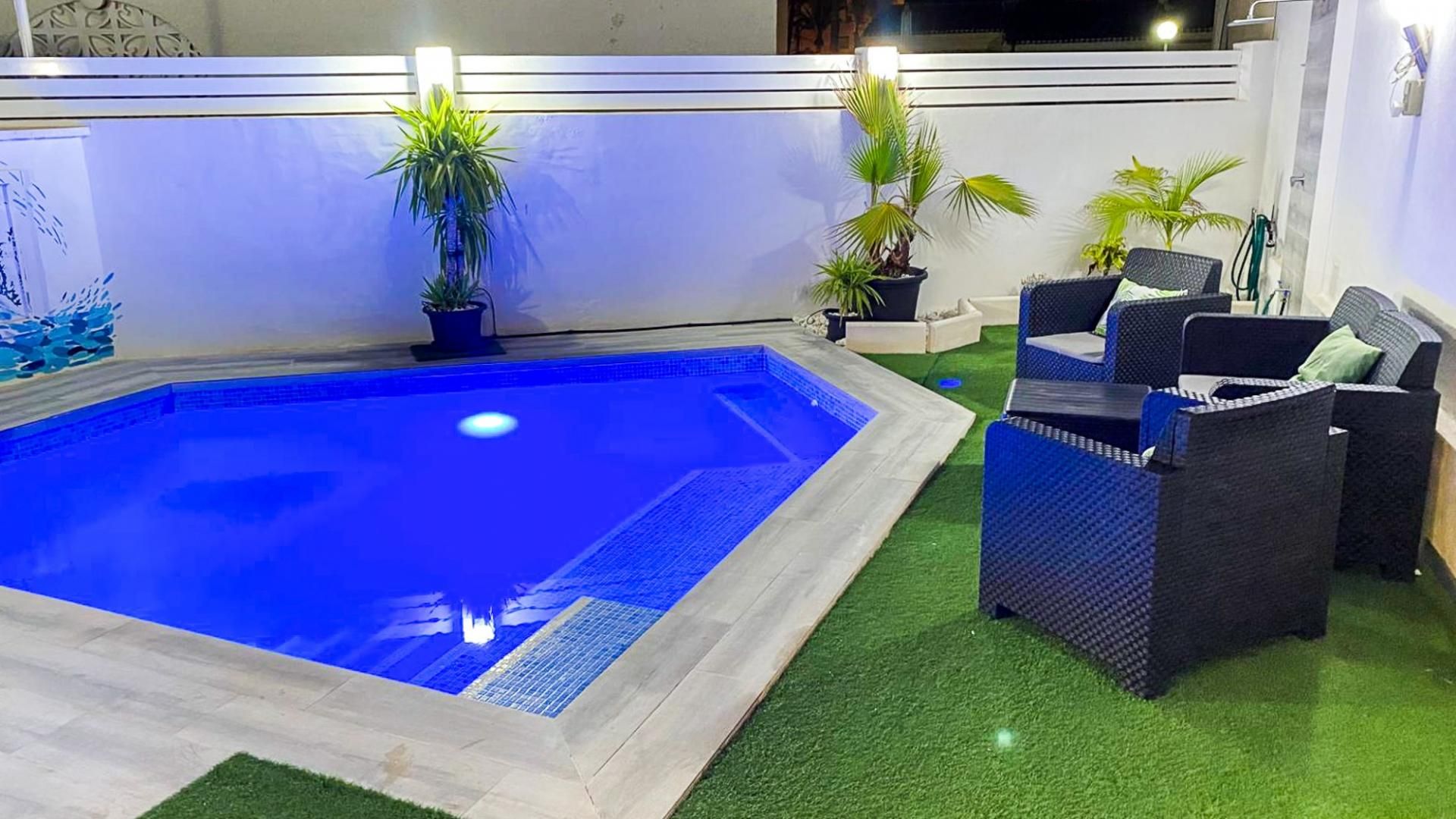 Swimming pool of Single-family semi-detached for sale in Torrevieja  with Private garden, Terrace and Storage room
