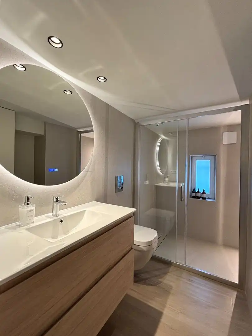 Bathroom of Duplexes for rent in L'Alfàs del Pi  with Air Conditioner, Terrace and Furnished