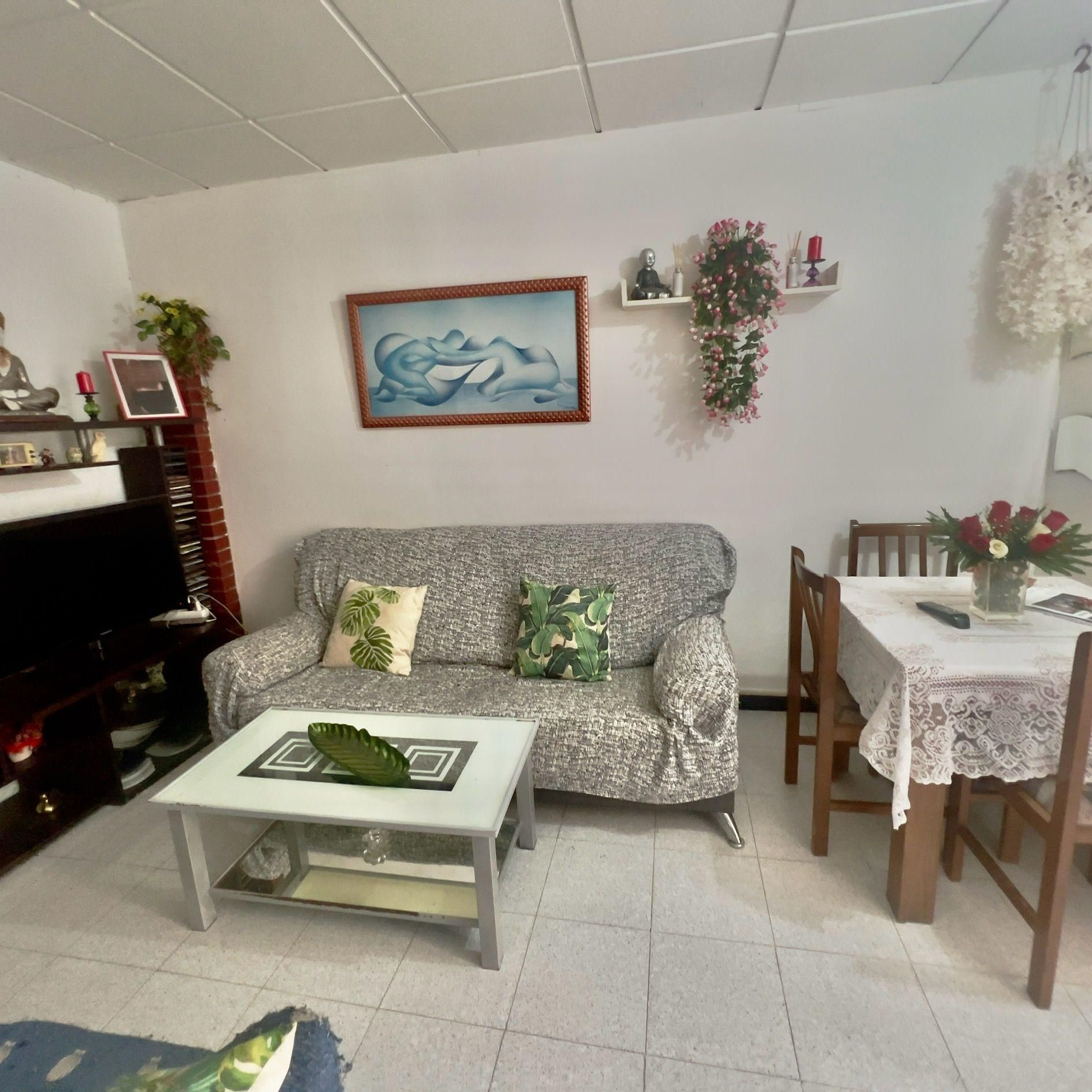 Sala d'estar de Pis en venda en Tiana