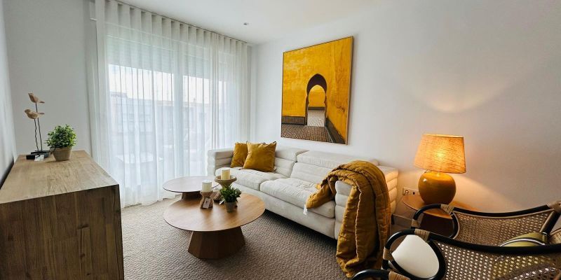 Sala de estar de Piso en venta en Ayamonte con Terraza