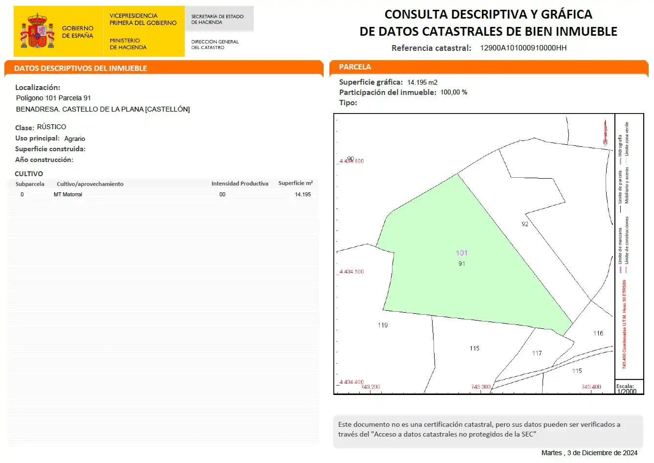 Terreno rustico in vendita a Oeste, imagen 8