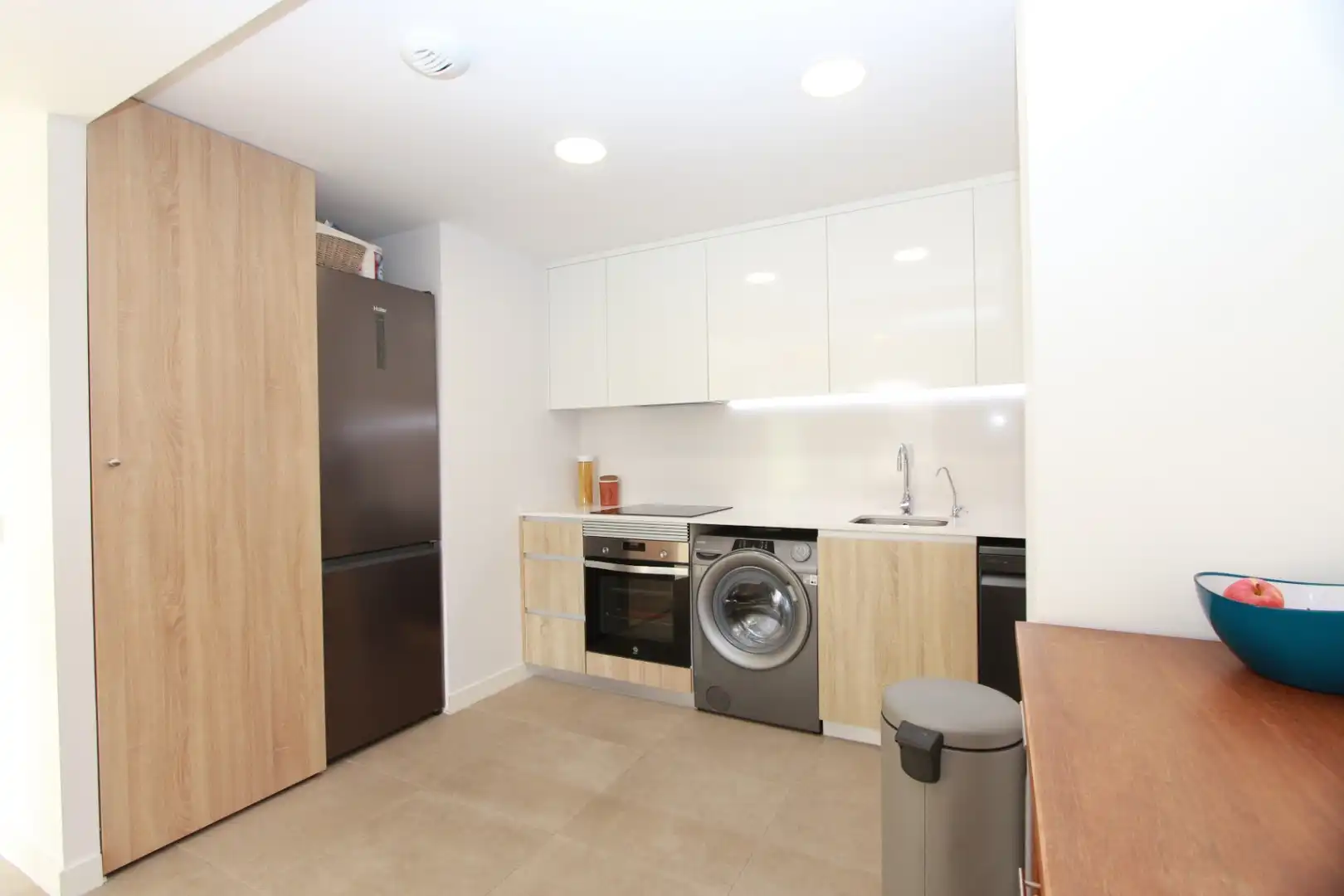 Cocina de Apartamento en venta en Calpe / Calp con Aire acondicionado, Jardín privado y Terraza