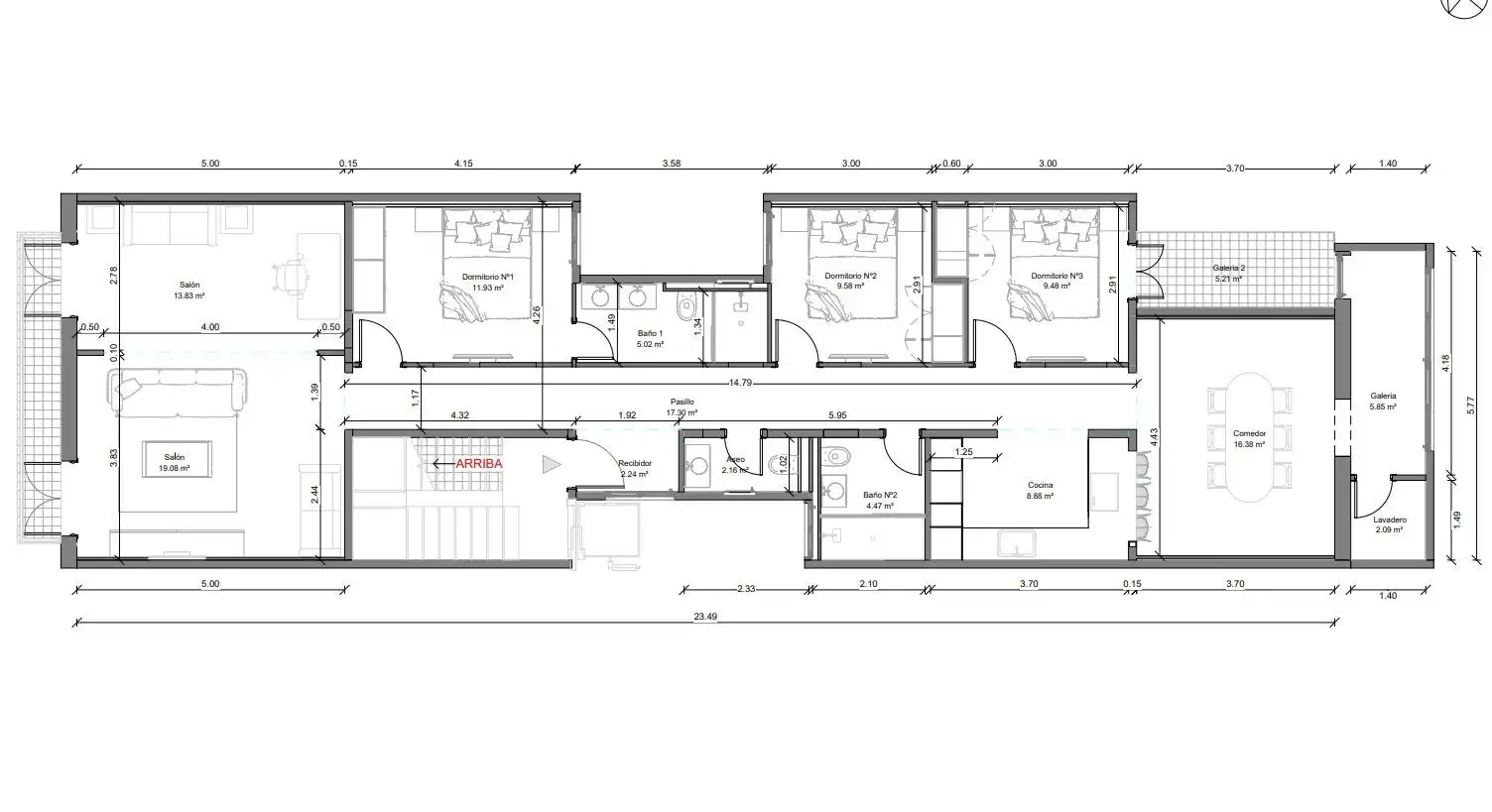 Flat with terrace for sale in Carrer Carrer València, imagen 23