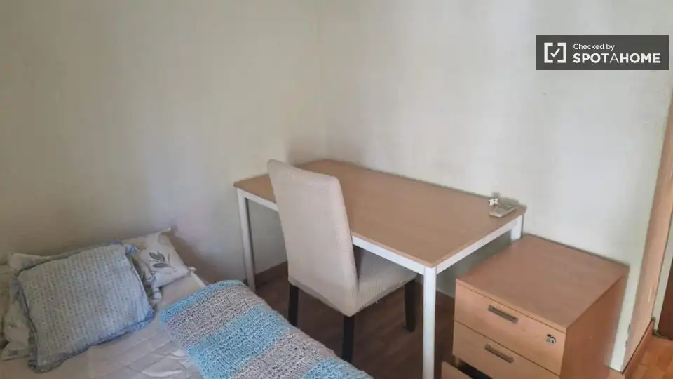 Bedroom of Flat for share in Las Rozas de Madrid  with Air Conditioner, Heating and Furnished