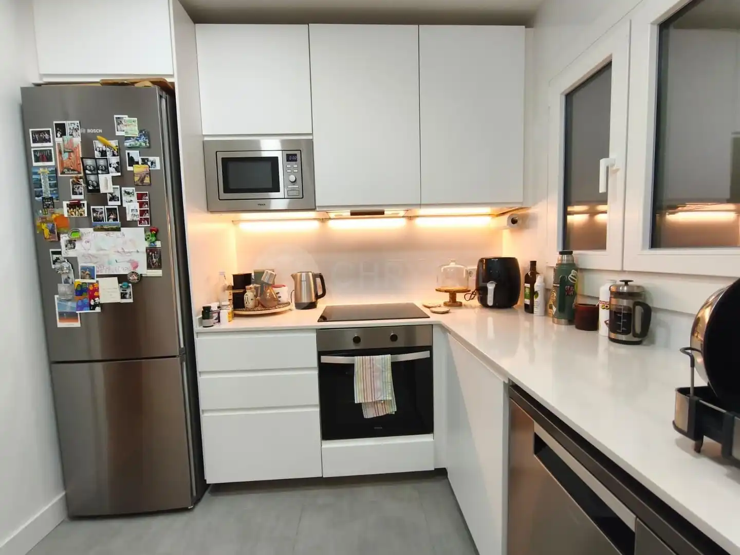 Cocina de Piso en venta en  Barcelona Capital con Aire acondicionado y Parquet