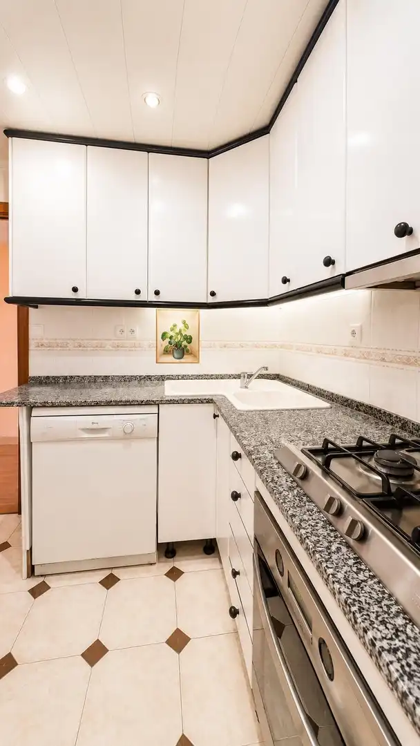 Kitchen of Flat for sale in Ripollet  with Heating, Parquet flooring and Balcony