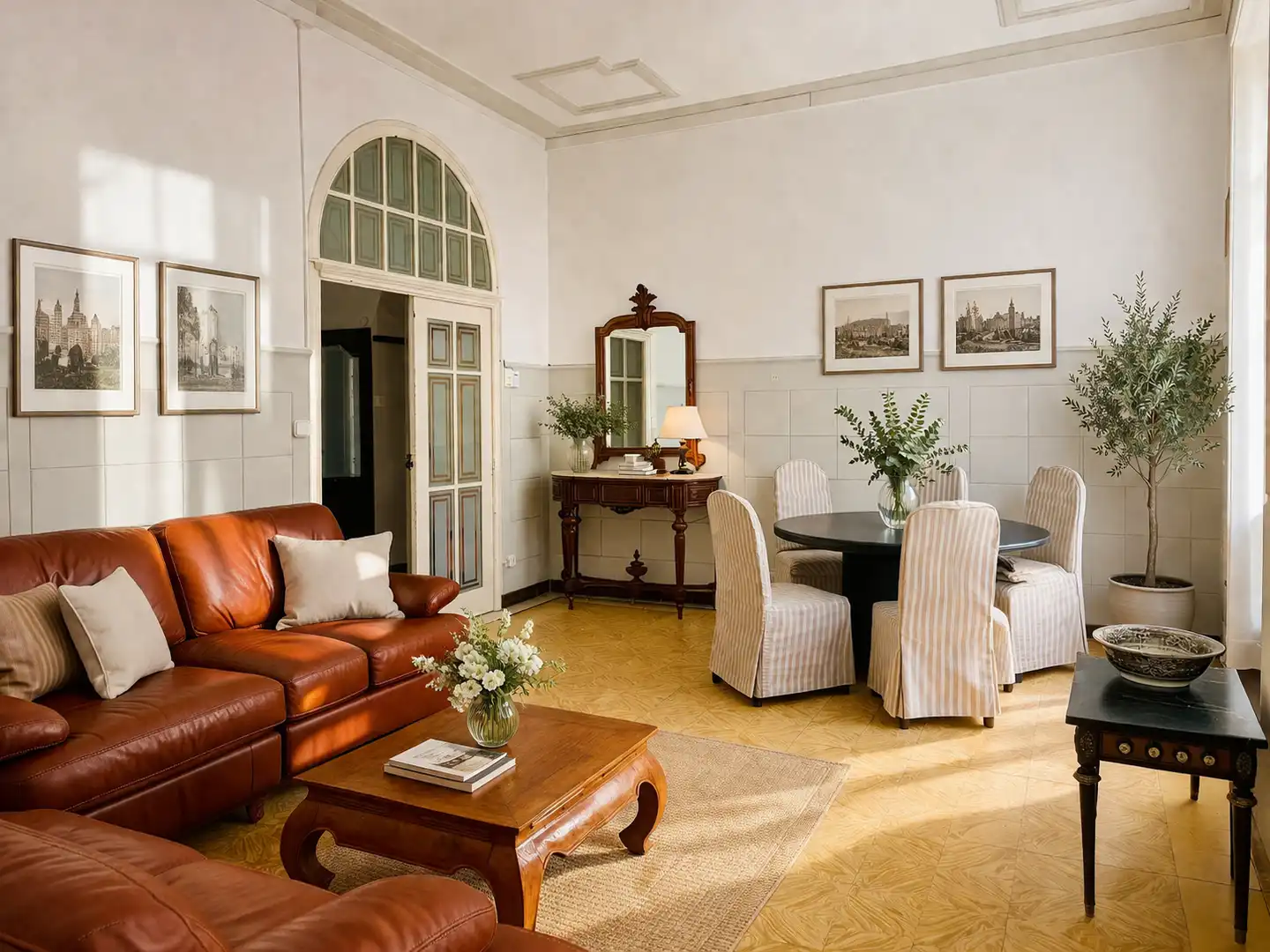 Sala de estar de Piso en venta en Girona con Calefacción
