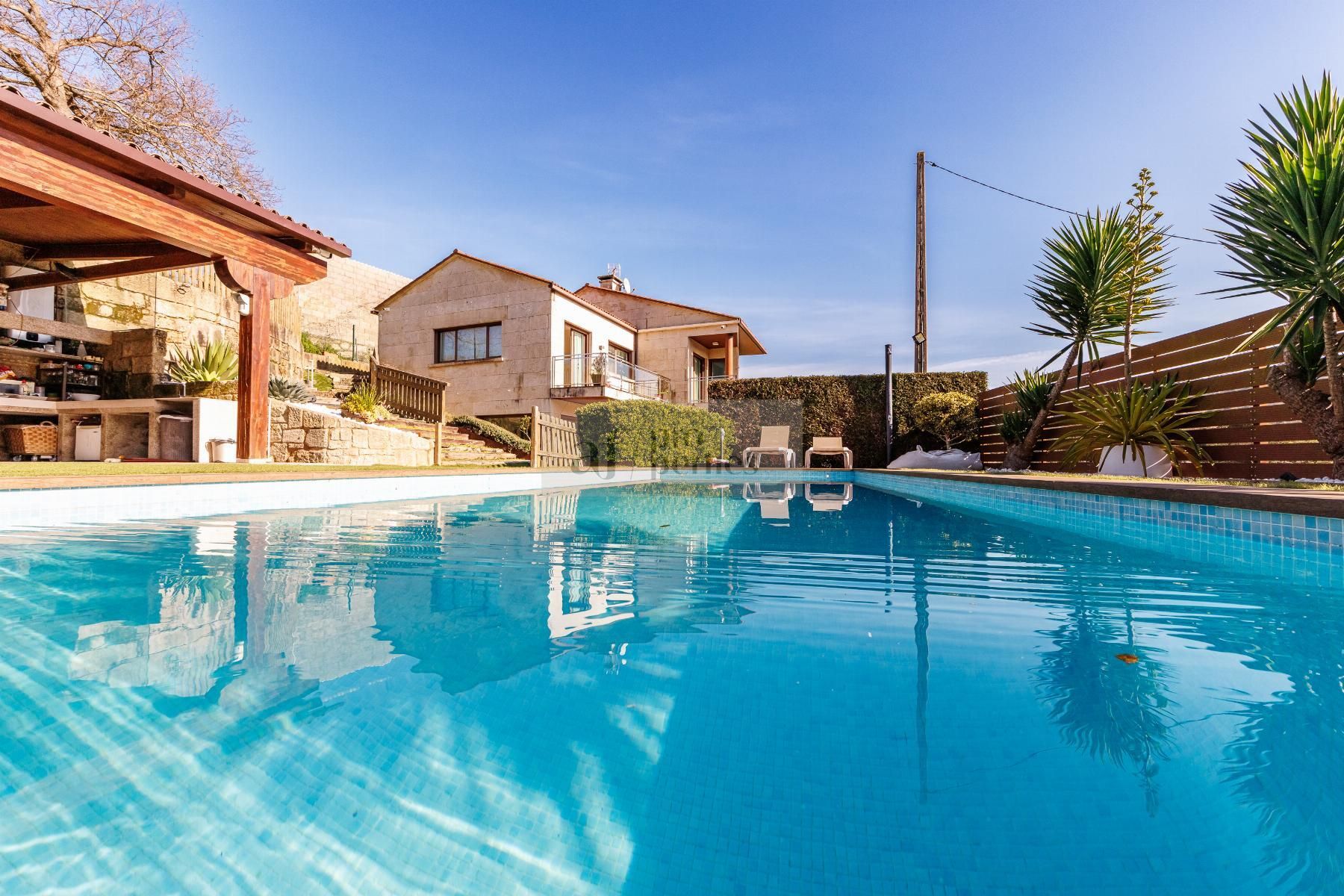Swimming pool of Houses for sale in Vigo   with Heating, Terrace and Swimming Pool