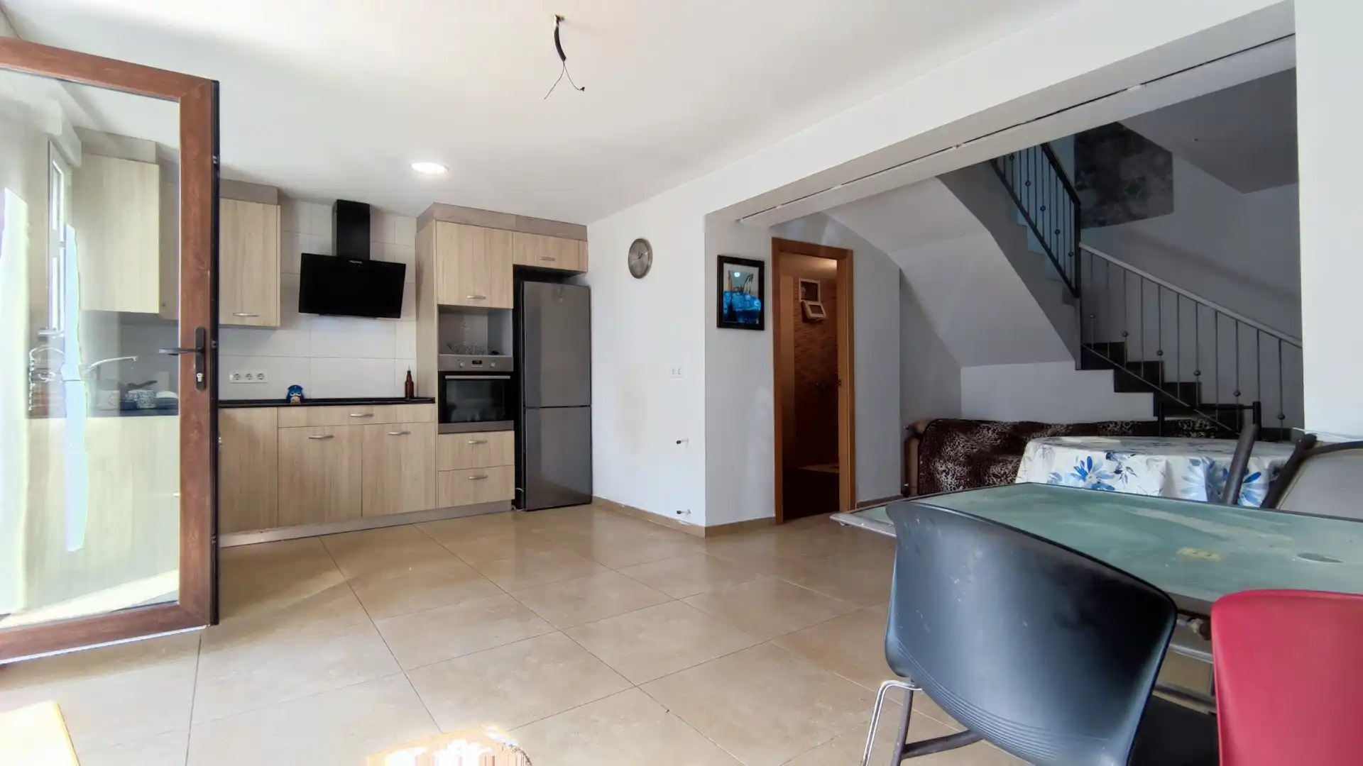 Cuina de Casa adosada en venda en Alcoy / Alcoi amb Aire condicionat, Jardí privat i Traster