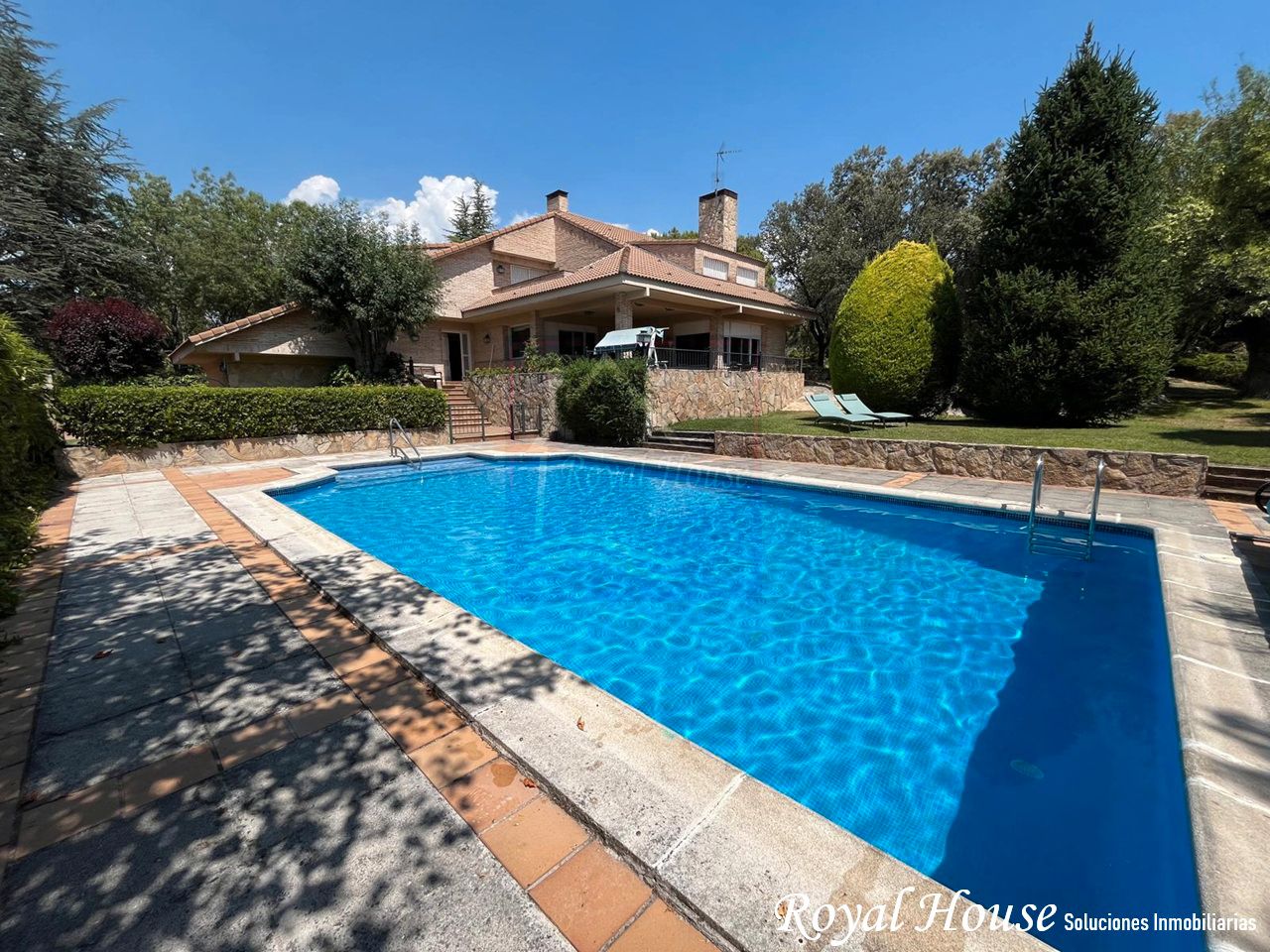 Swimming pool of House or chalet for sale in Alpedrete  with Heating, Private garden and Terrace