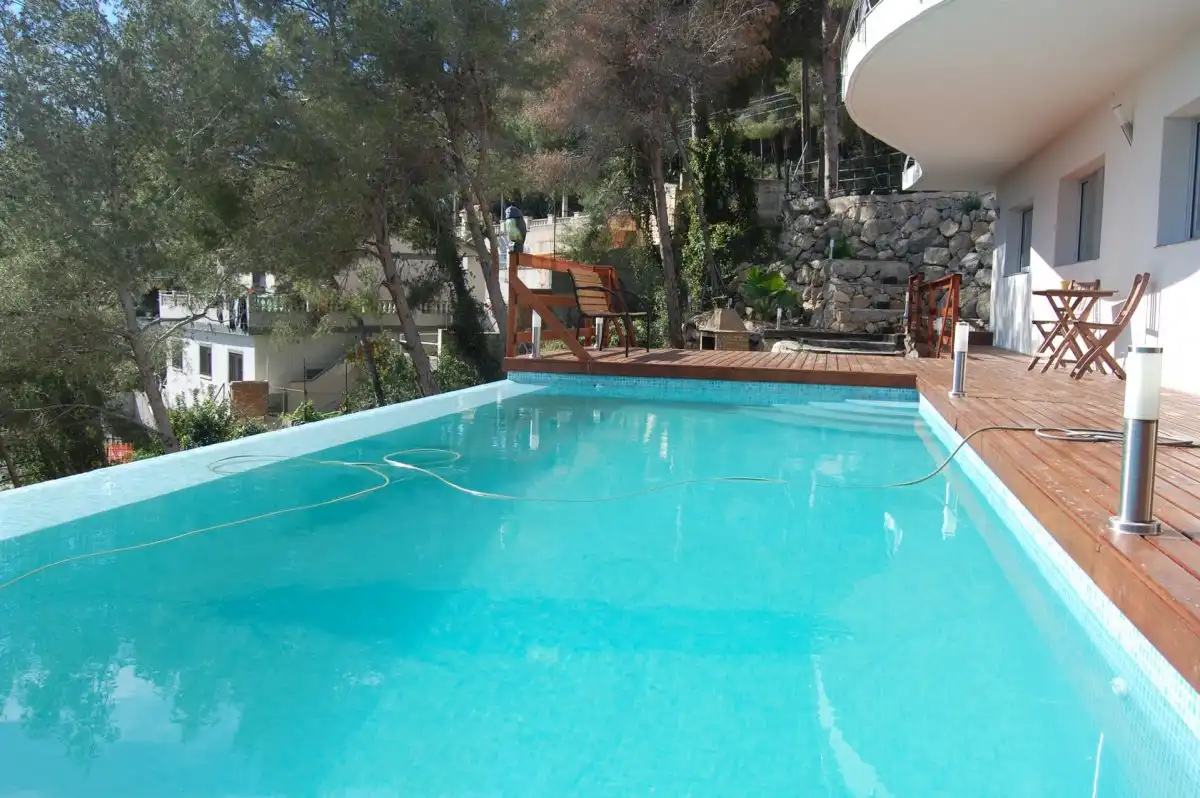 Piscina de Casa o chalet en venta en Cunit con Jardín privado, Terraza y Piscina