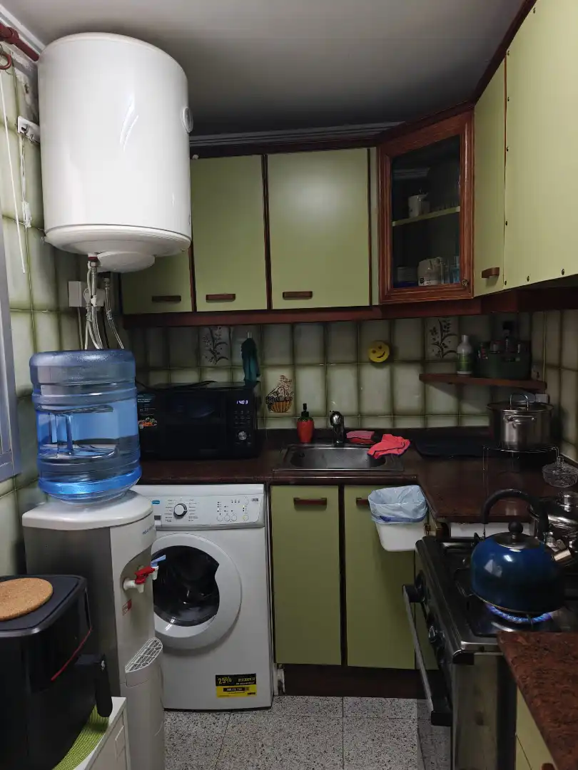 Kitchen of Flat for rent in Valencia  with Air Conditioner, Furnished and Balcony