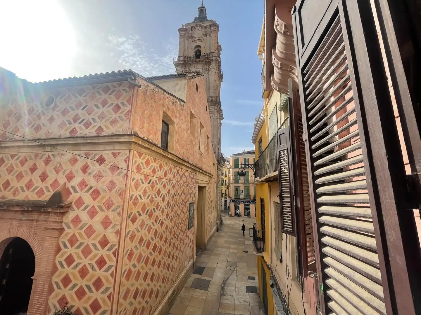 Vista exterior de Piso en venta en Málaga