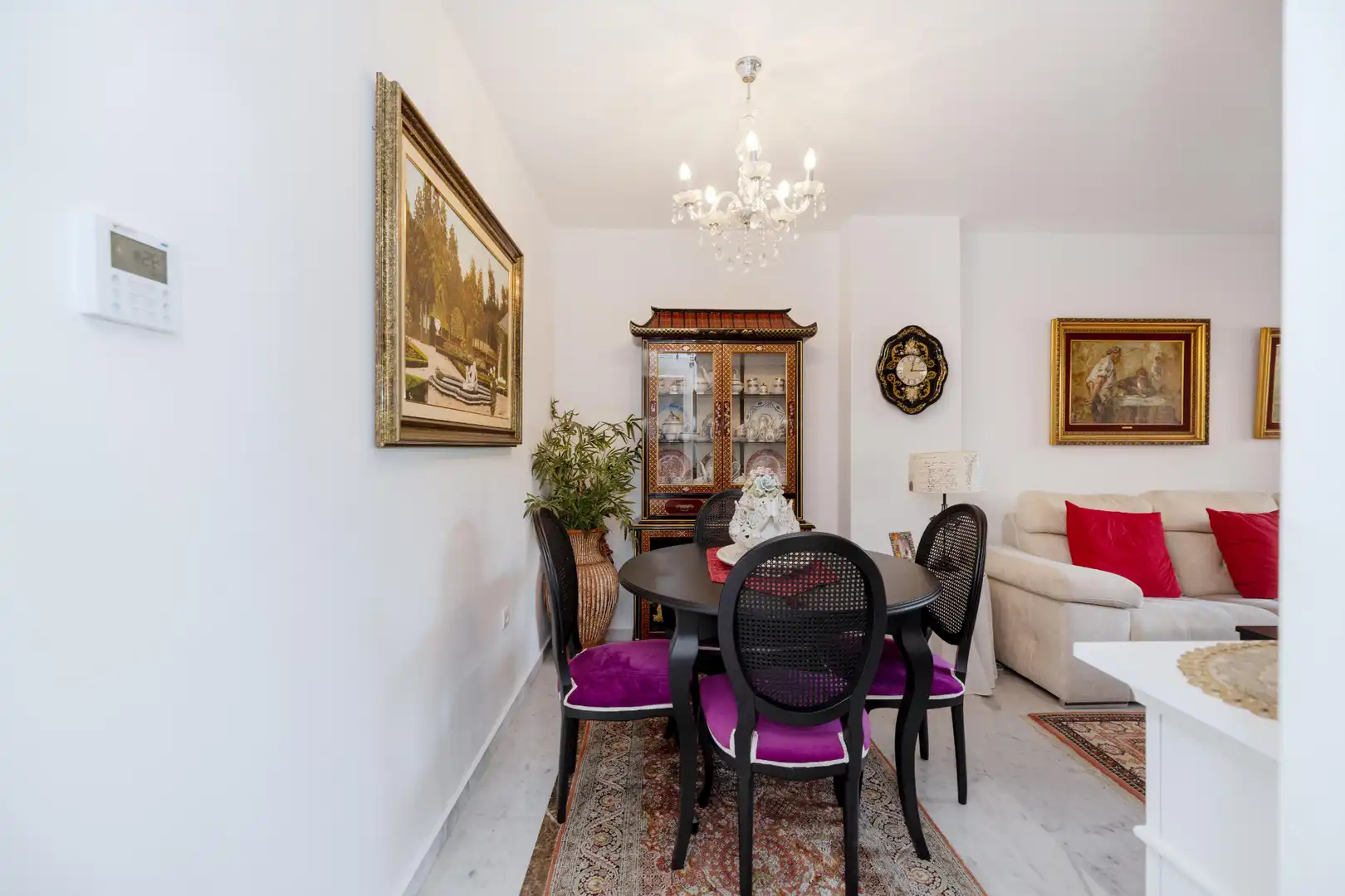 Dining room of Ground floor for sale in Marbella  with Air Conditioner, Heating and Private garden