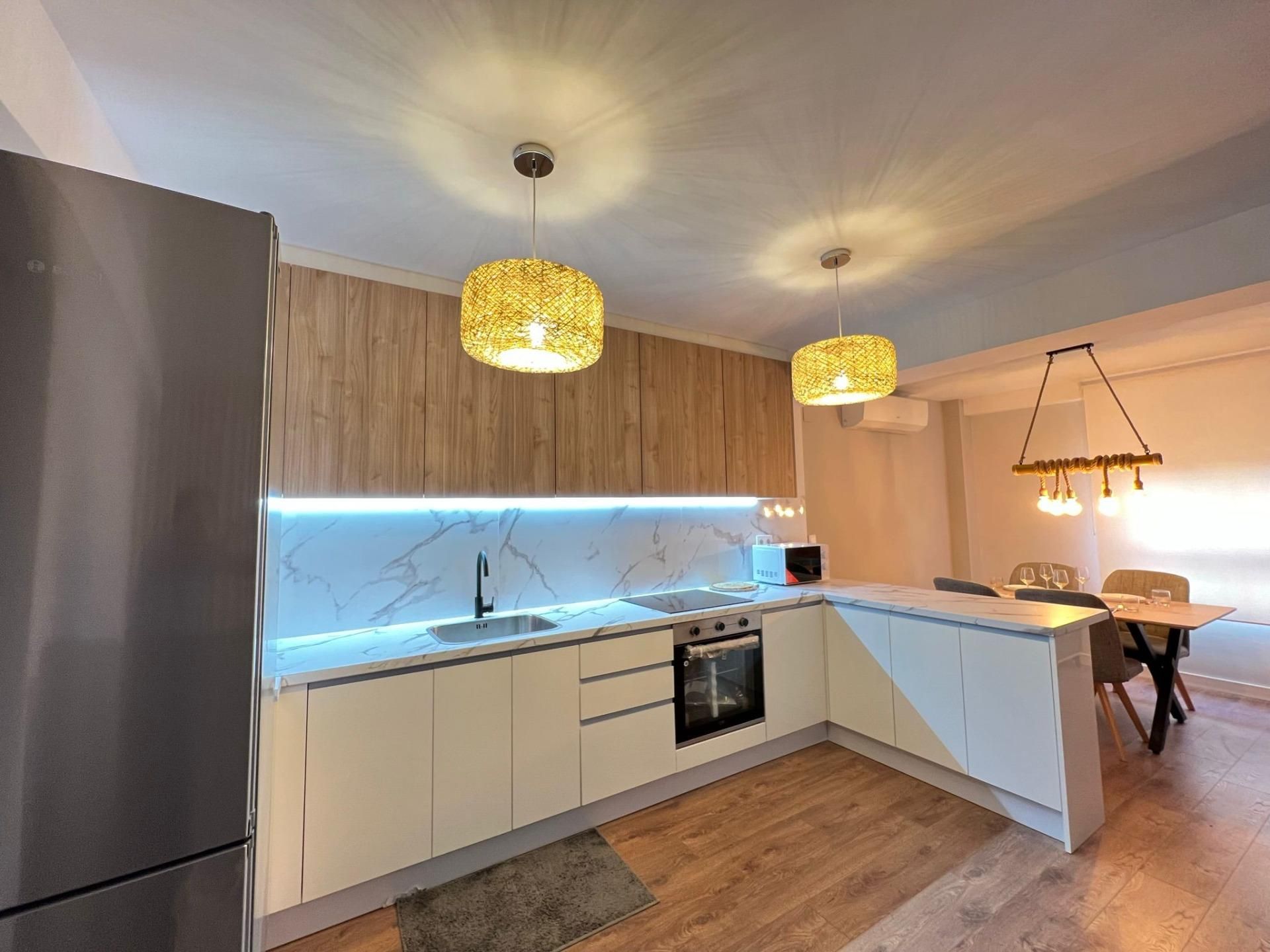 Cuina de Apartament de lloguer en Alicante / Alacant amb Aire condicionat, Calefacció i Terrassa