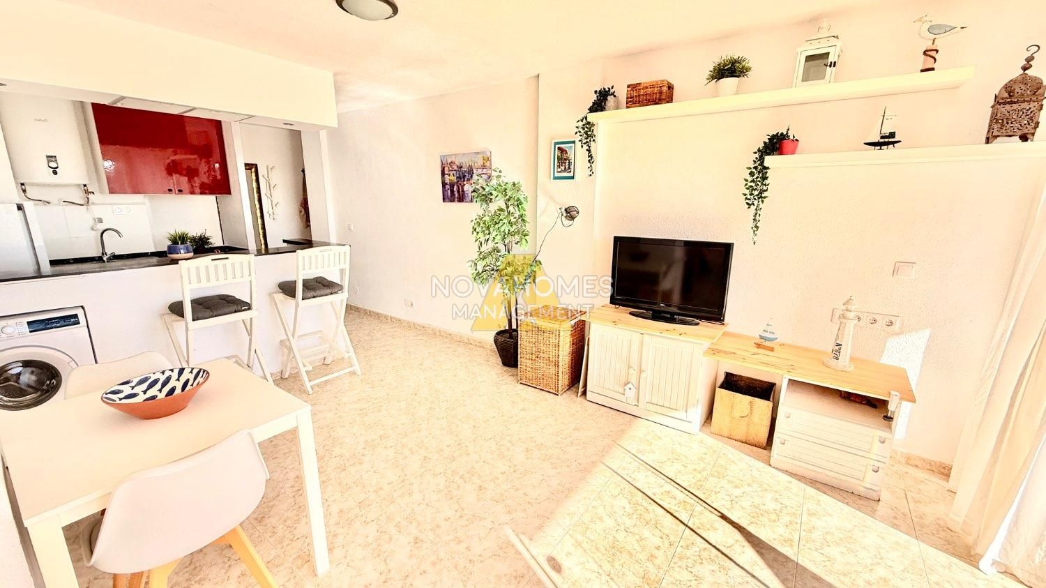 Sala d'estar de Apartament en venda en La Manga del Mar Menor amb Aire condicionat, Calefacció i Terrassa