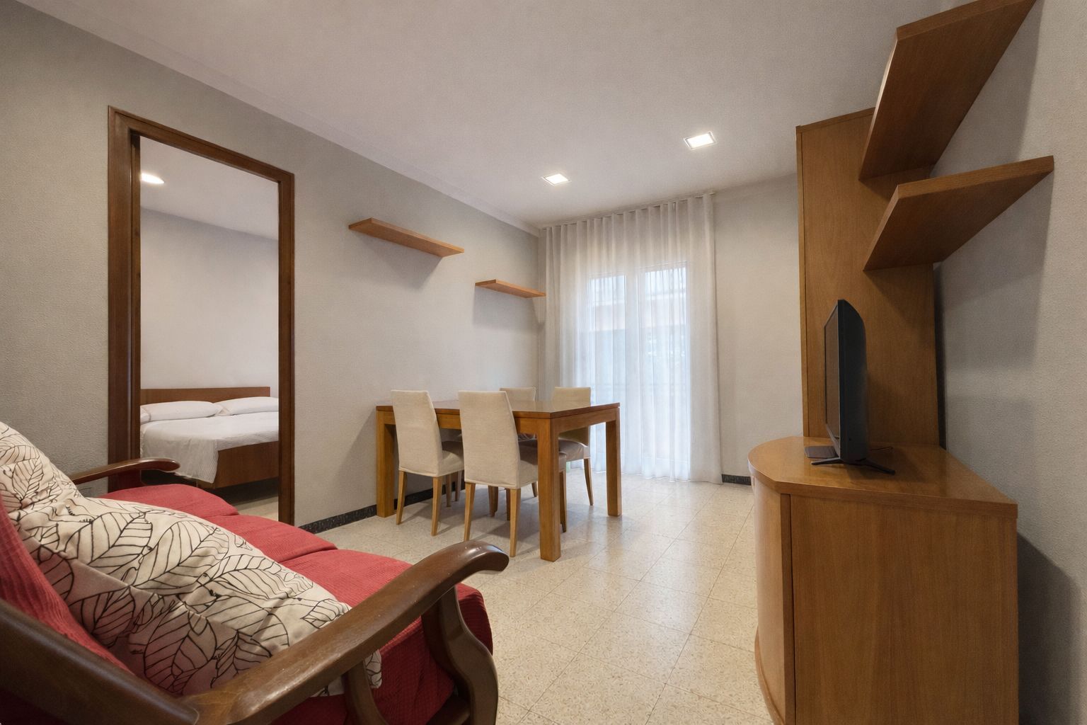 Bedroom of Flat to rent in Centelles  with Heating, Furnished and Oven