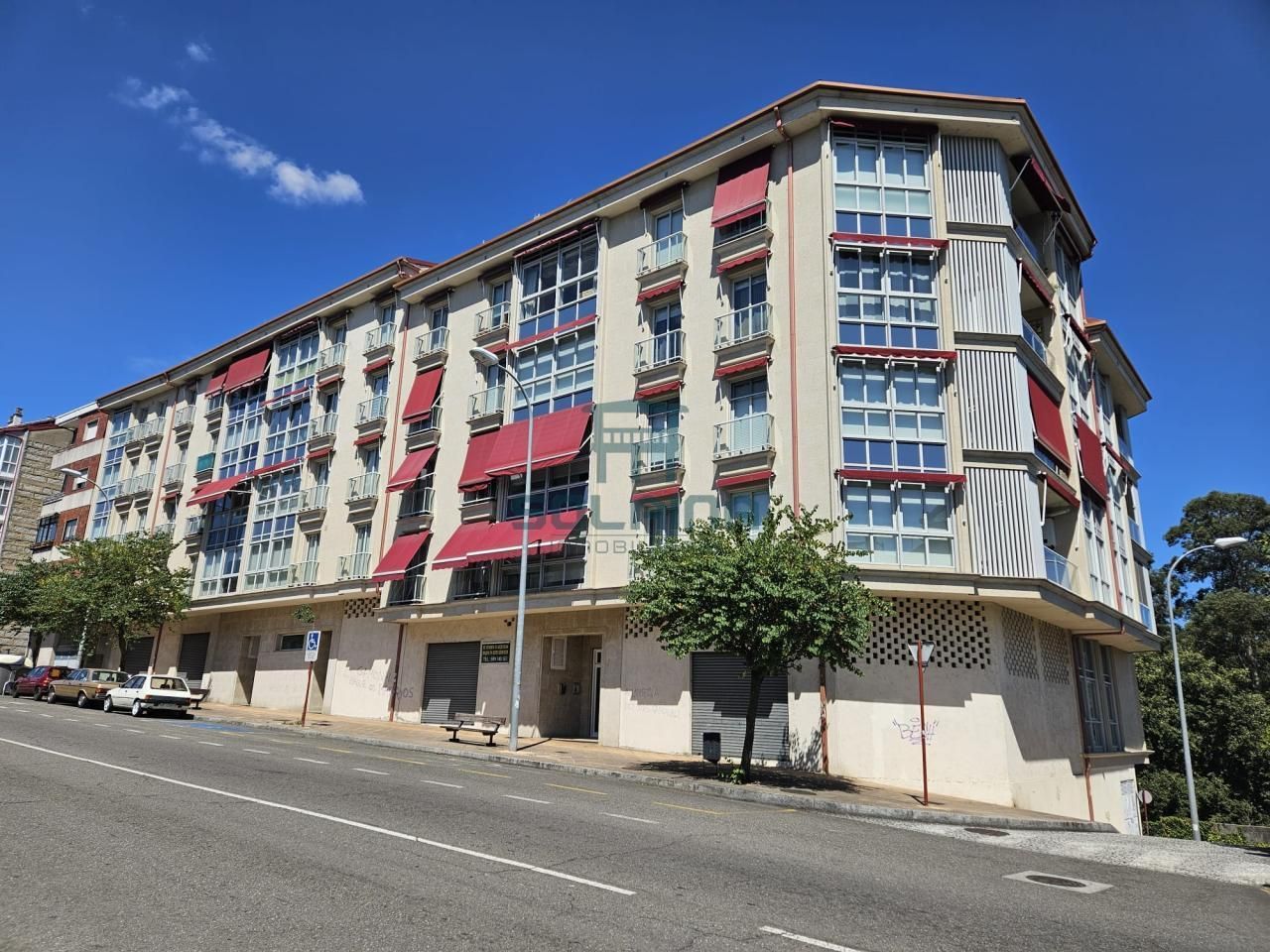 Exterior view of Flat for sale in Ourense Capital   with Heating, Parquet flooring and Furnished