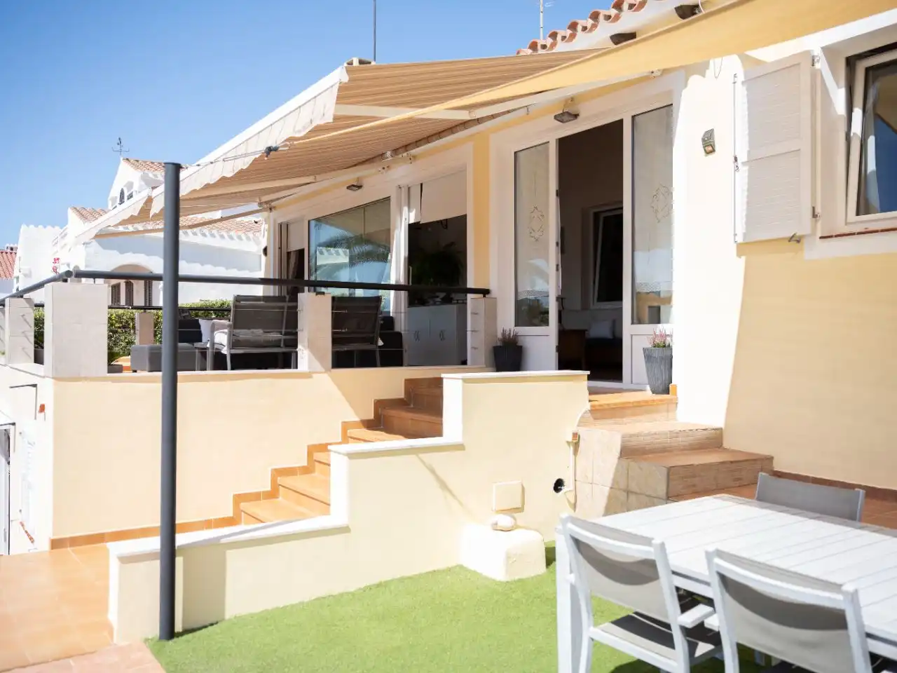 Terraza de Casa o chalet en venta en Sant Lluís con Aire acondicionado, Terraza y Piscina