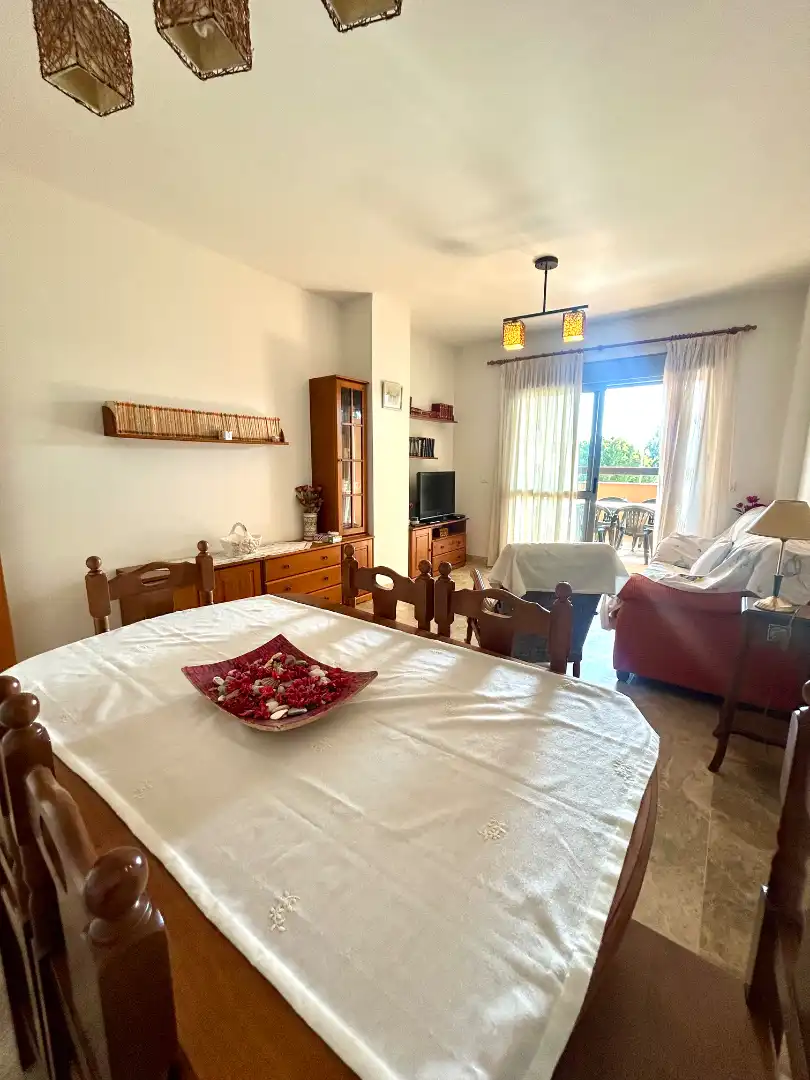 Comedor de Apartamento en venta en  Almería Capital con Terraza, Trastero y Piscina comunitaria