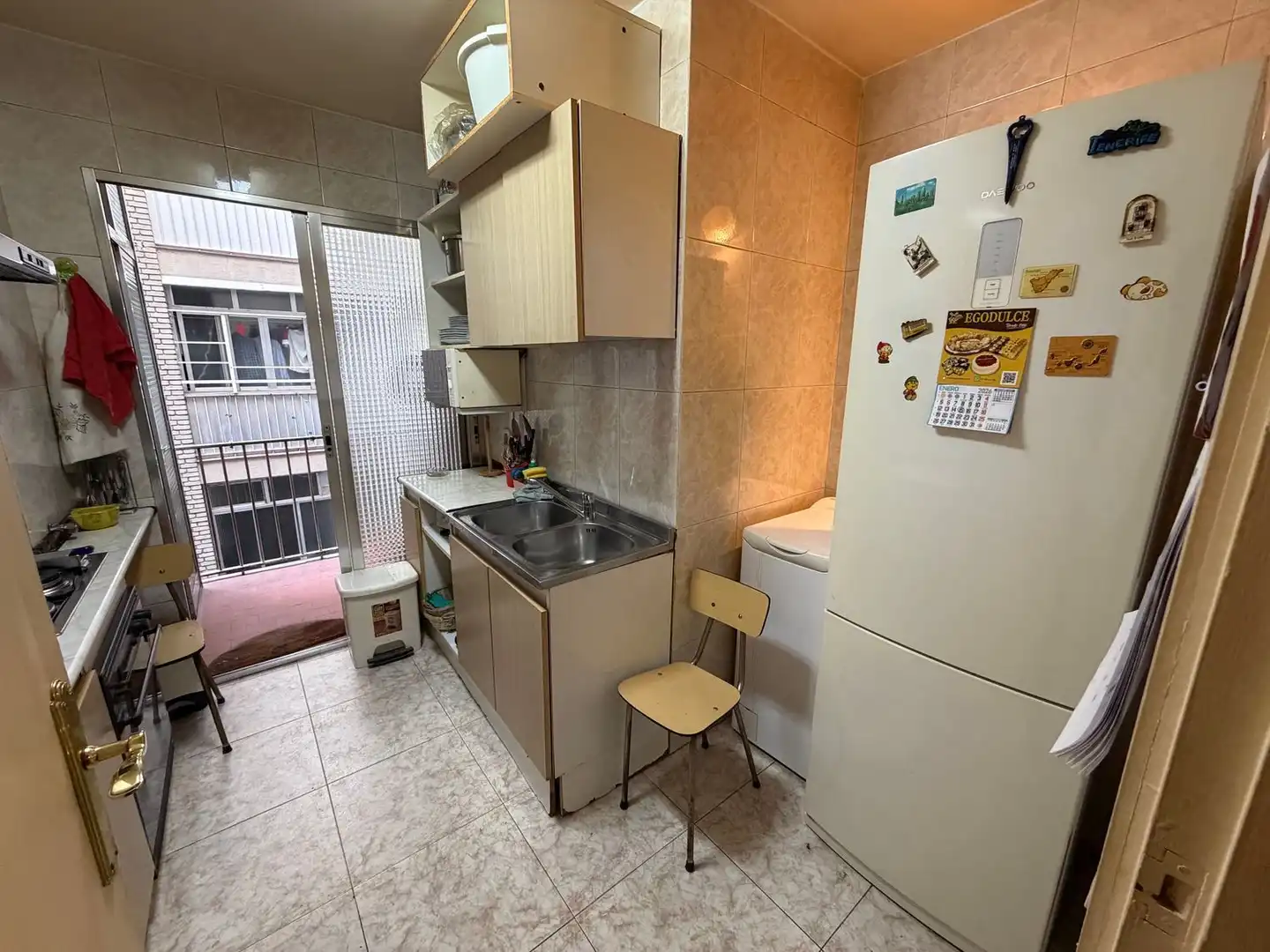 Küche von Wohnung zum Verkauf in Madrid mit Klimaanlage, Heizung und Terrasse