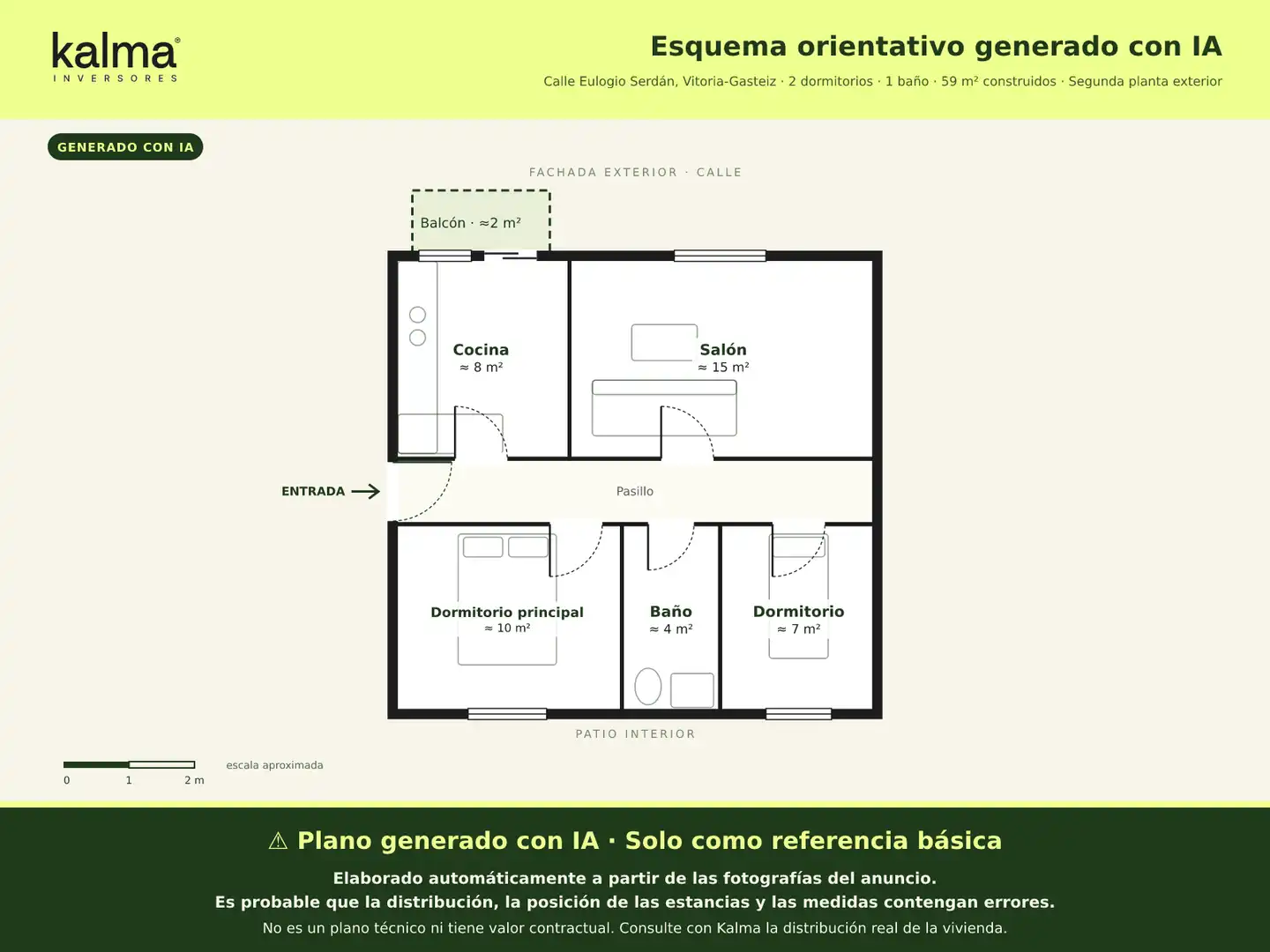 Wohnung mit Balkon zum Verkauf in Eulogio Serdan Kalea, imagen 21